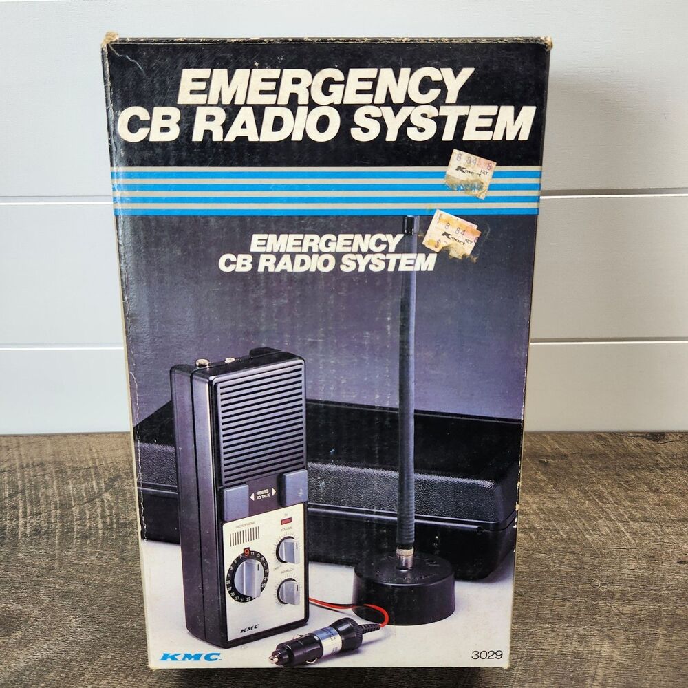 Emergency CB Radio System KMC 3029 Vintage Kmart NEW